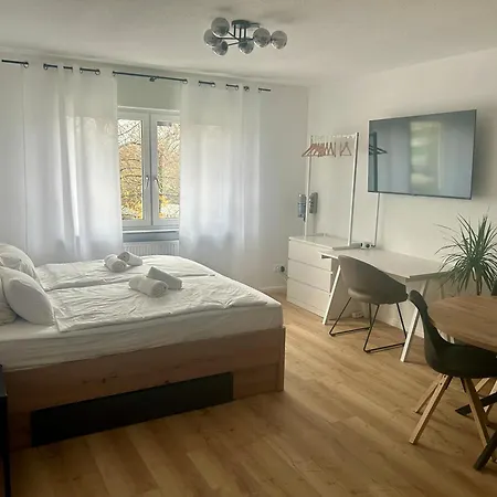 شقة Pfalz-studio Zentrum-wlan-netflix-private Parkplaetze Vorhanden شباير